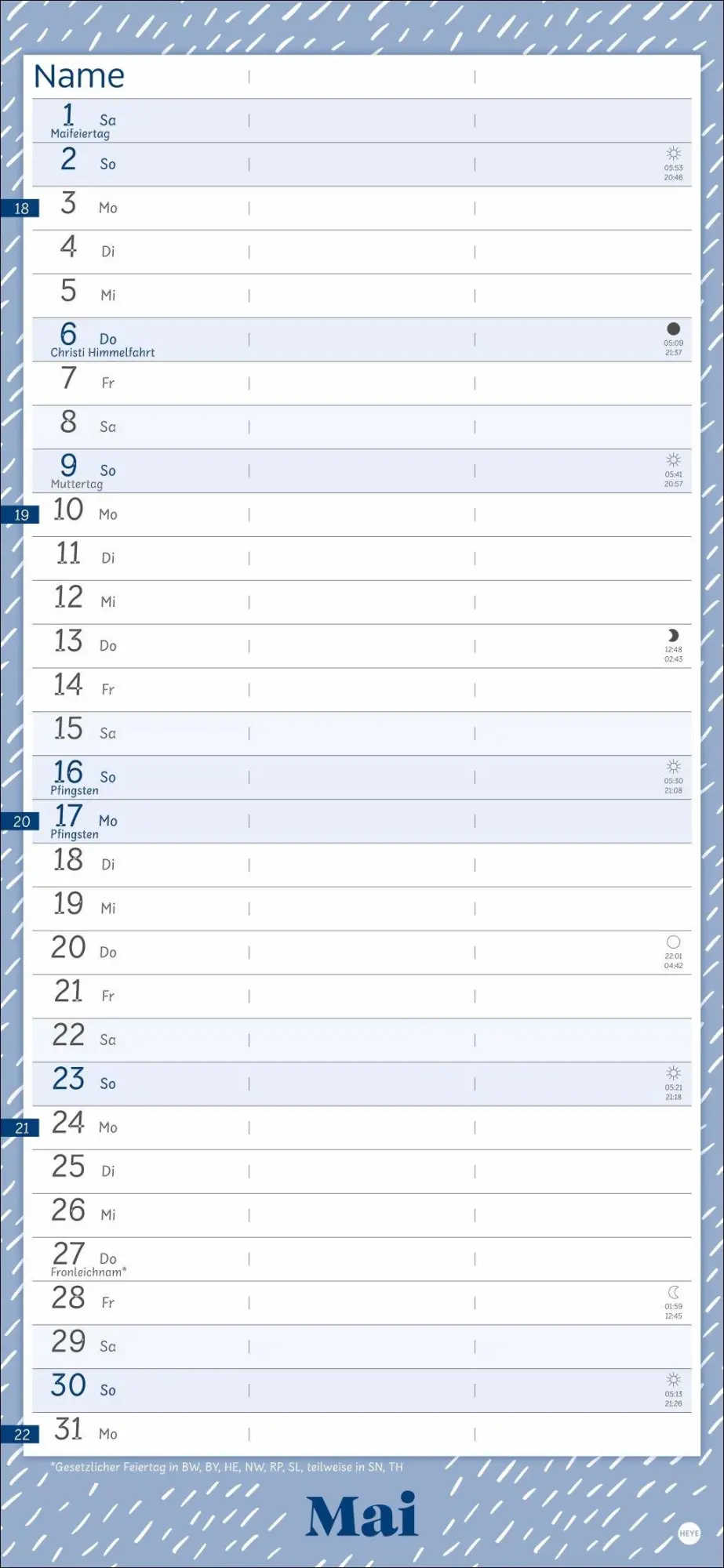 Bild: 9783756418817 | Deko-Slimplaner Happy Times 2027 | Kalender | 14 S. | Deutsch | 2027