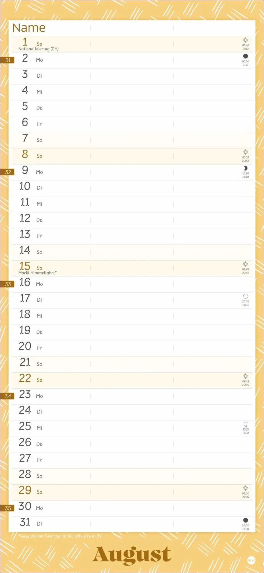 Bild: 9783756418817 | Deko-Slimplaner Happy Times 2027 | Kalender | 14 S. | Deutsch | 2027