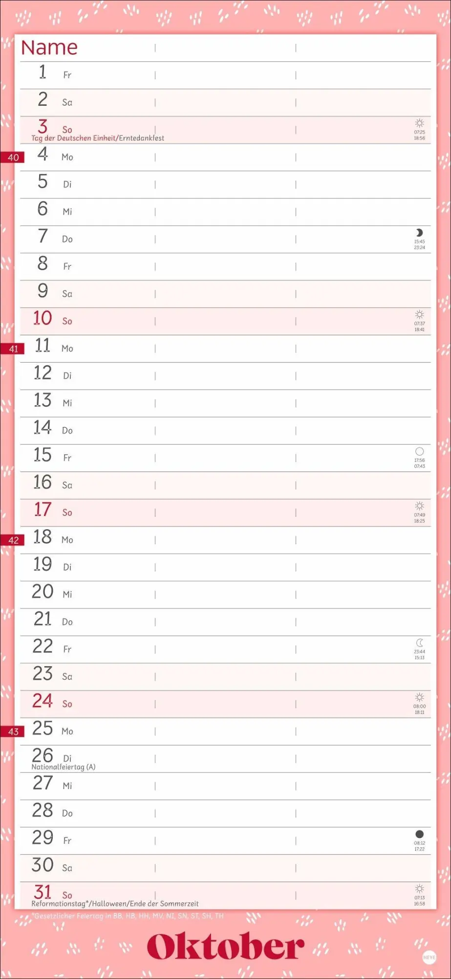Bild: 9783756418817 | Deko-Slimplaner Happy Times 2027 | Kalender | 14 S. | Deutsch | 2027