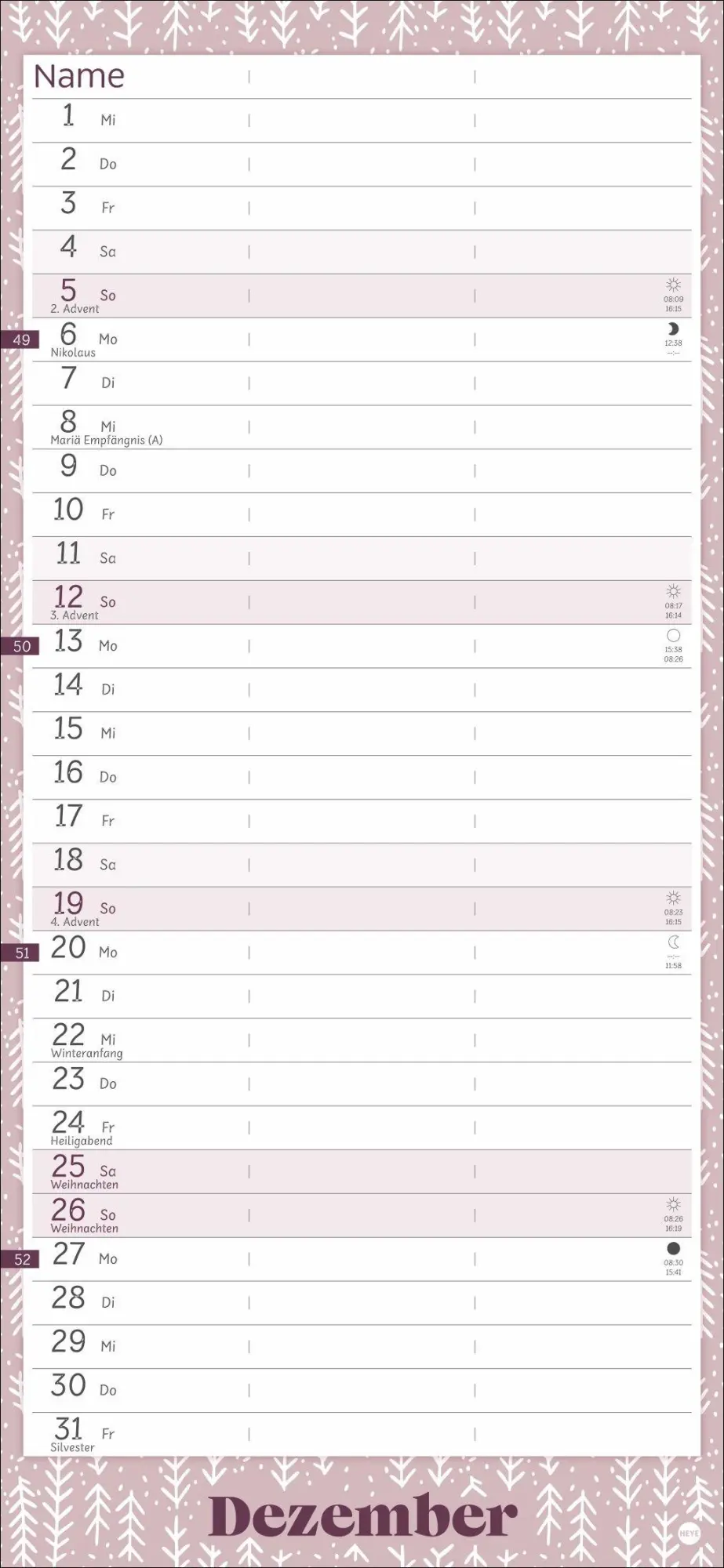 Bild: 9783756418817 | Deko-Slimplaner Happy Times 2027 | Kalender | 14 S. | Deutsch | 2027