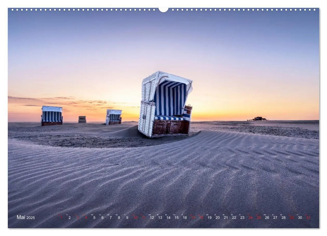 Bild: 9783383868917 | Nordseeurlaub in St. Peter-Ording (Wandkalender 2025 DIN A2 quer),...