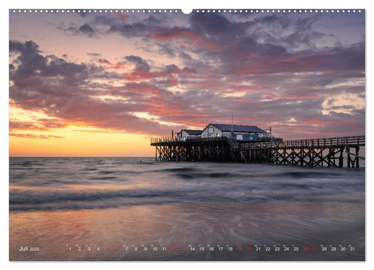 Bild: 9783383868917 | Nordseeurlaub in St. Peter-Ording (Wandkalender 2025 DIN A2 quer),...