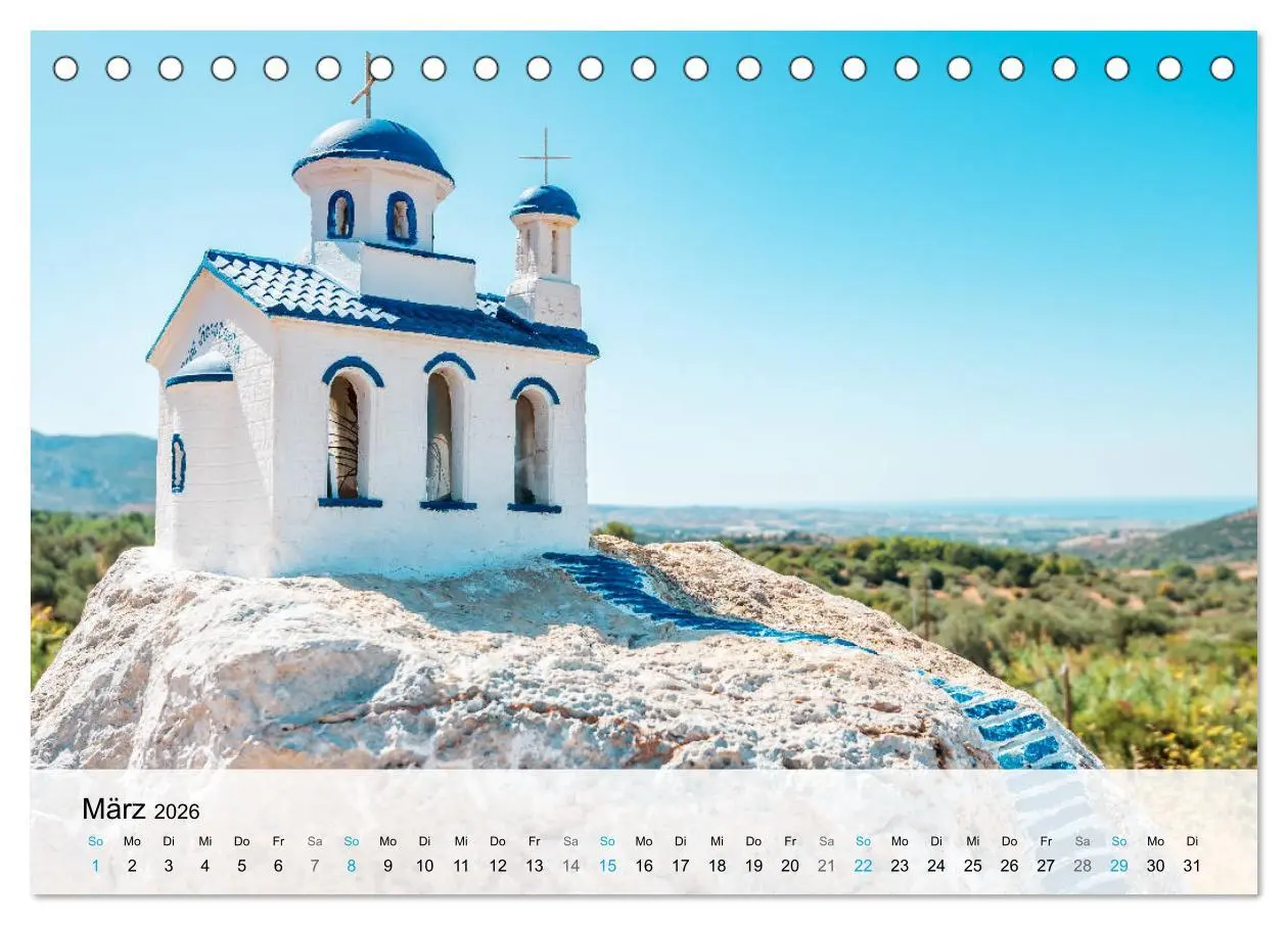 Bild: 9783457668917 | Insel Kos - Trauminsel des Dodekanes (Tischkalender 2026 DIN A5...