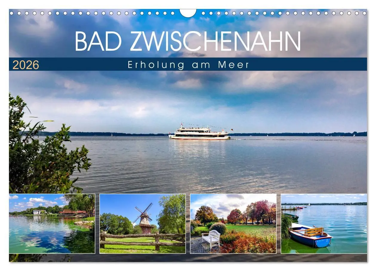 Cover: 9783457738917 | Bad Zwischenahn - Erholung am Meer (Wandkalender 2026 DIN A3 quer),...