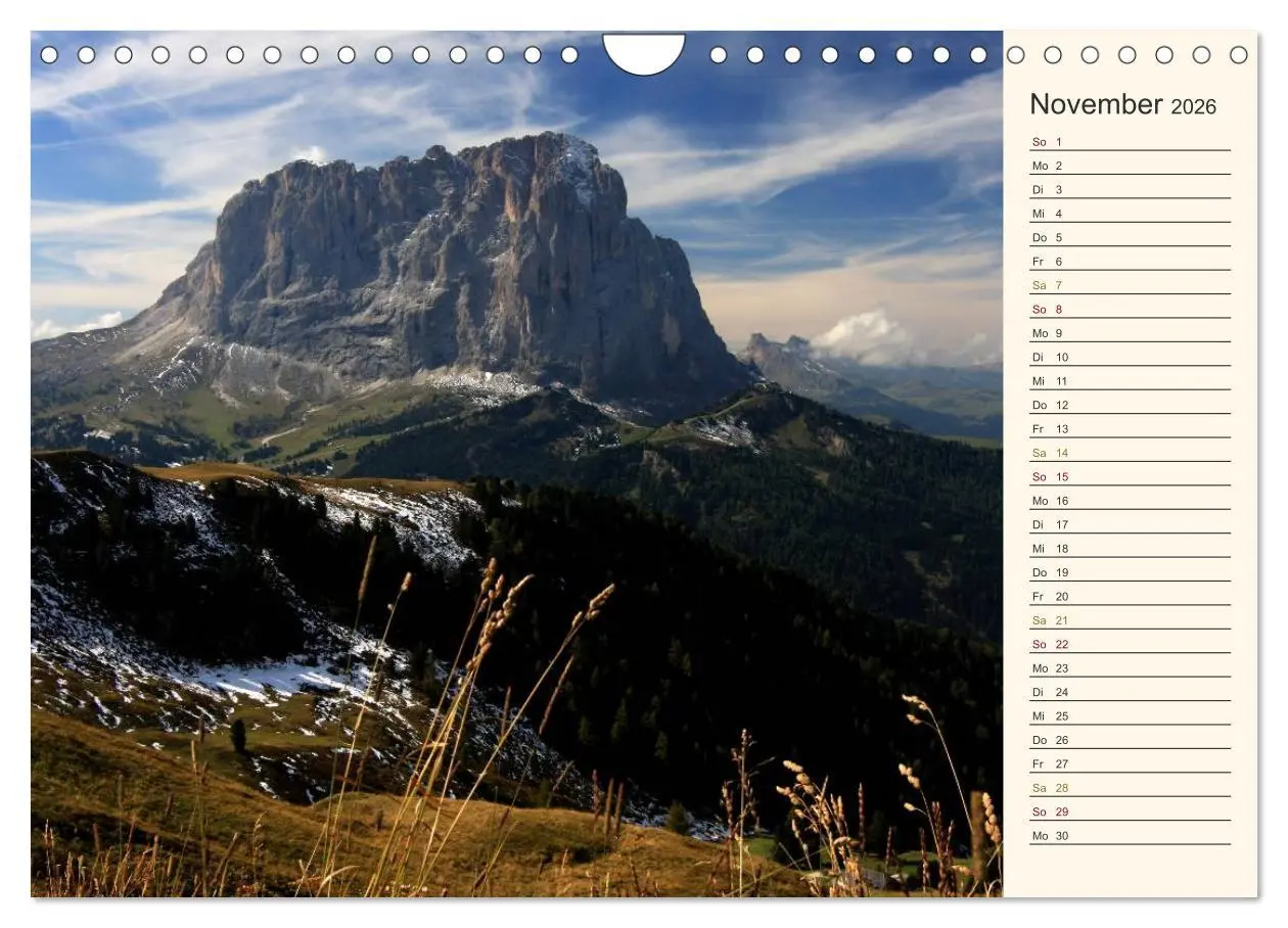 Bild: 9783457978917 | Weltnaturerbe DOLOMITEN (Wandkalender 2026 DIN A4 quer), CALVENDO...