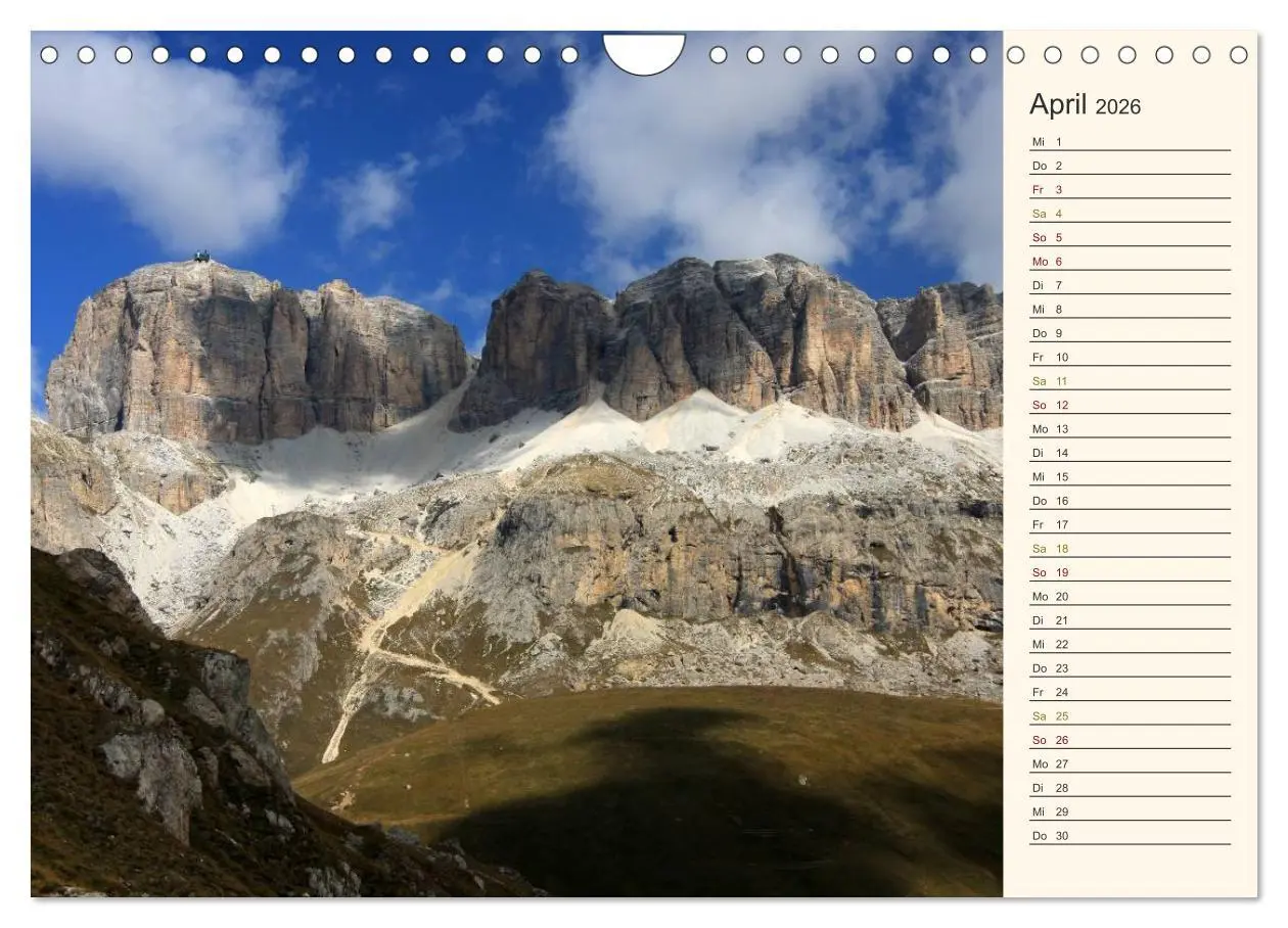 Bild: 9783457978917 | Weltnaturerbe DOLOMITEN (Wandkalender 2026 DIN A4 quer), CALVENDO...