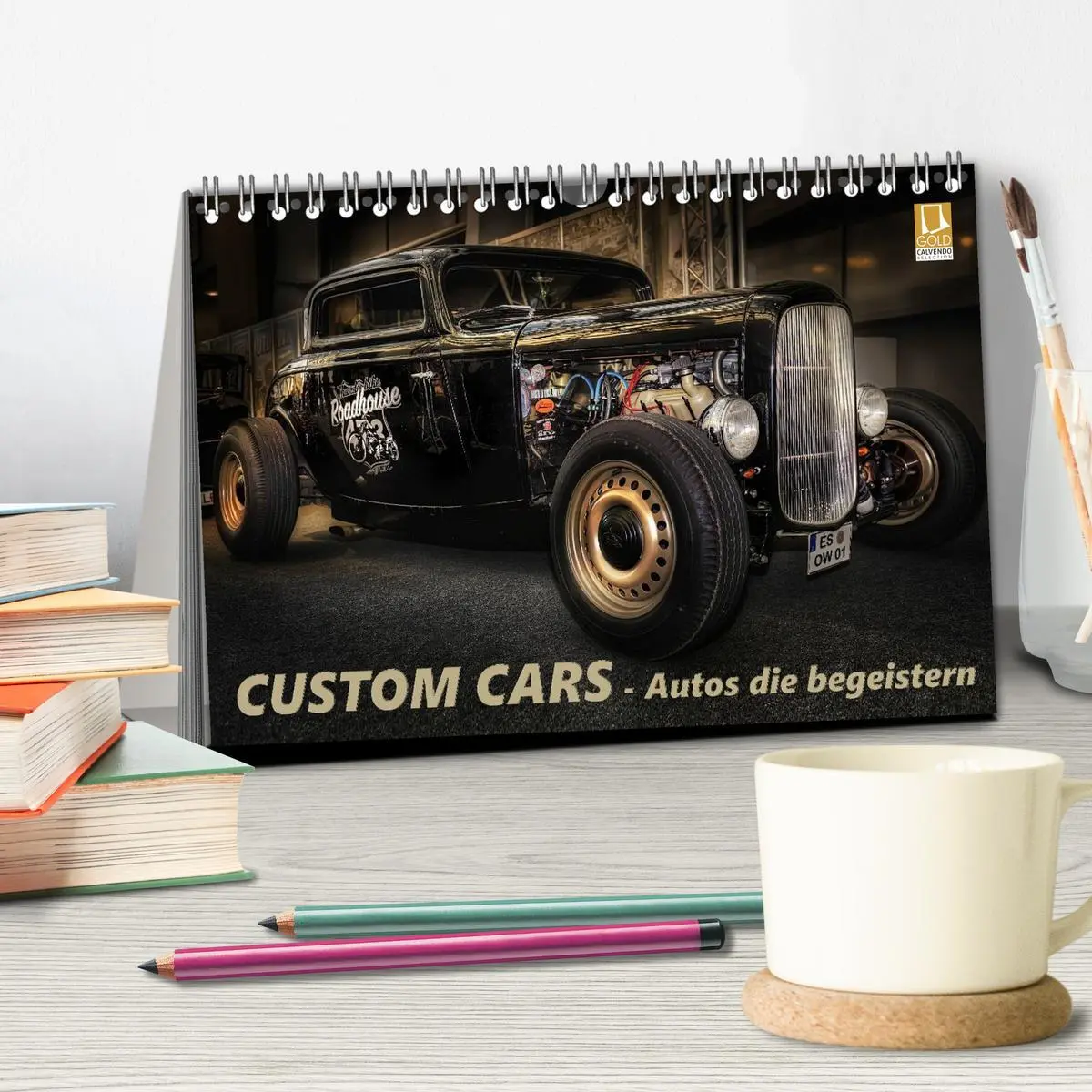 Bild: 9783516068917 | Custom Cars - Autos die begeistern (Tischkalender 2026 DIN A5...