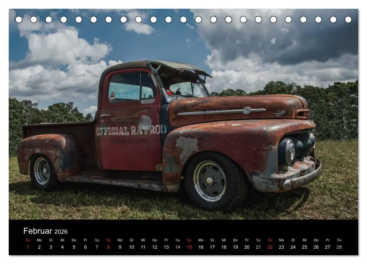 Bild: 9783516068917 | Custom Cars - Autos die begeistern (Tischkalender 2026 DIN A5...