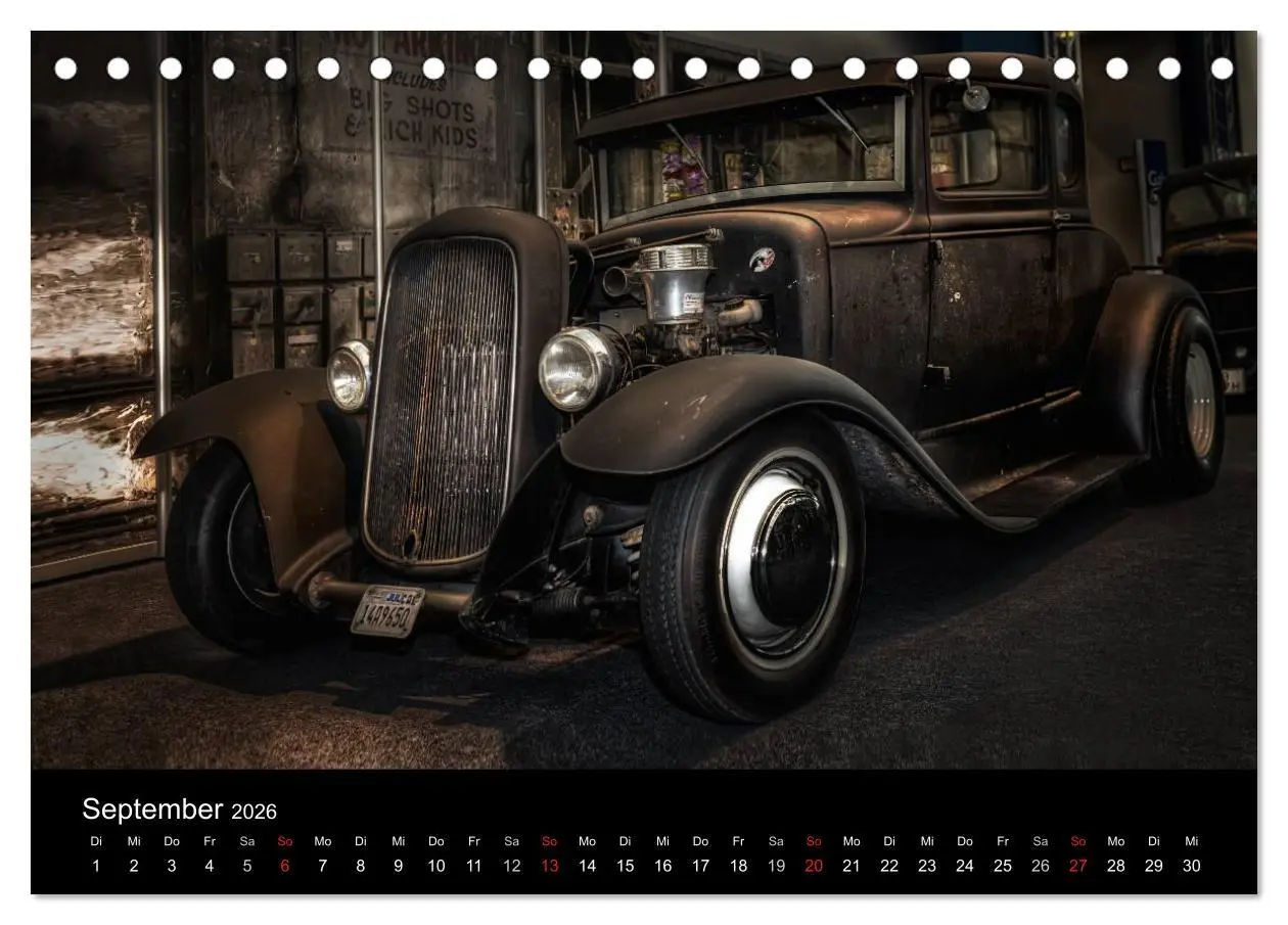 Bild: 9783516068917 | Custom Cars - Autos die begeistern (Tischkalender 2026 DIN A5...