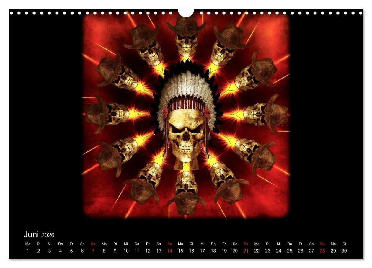 Bild: 9783516138917 | S.O.D. - Skulls Of Death Vol. II - Totenkopf Artworks (Wandkalender...
