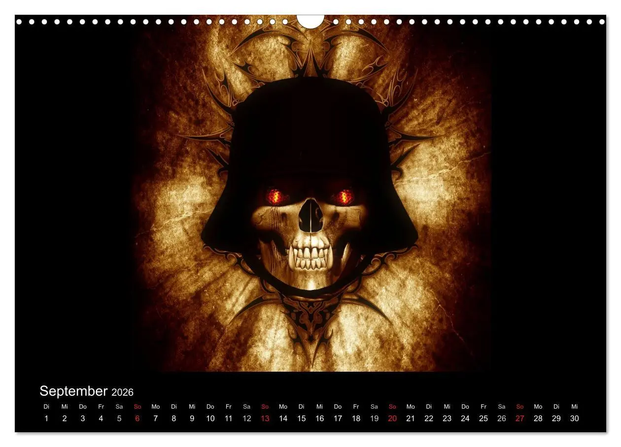 Bild: 9783516138917 | S.O.D. - Skulls Of Death Vol. II - Totenkopf Artworks (Wandkalender...