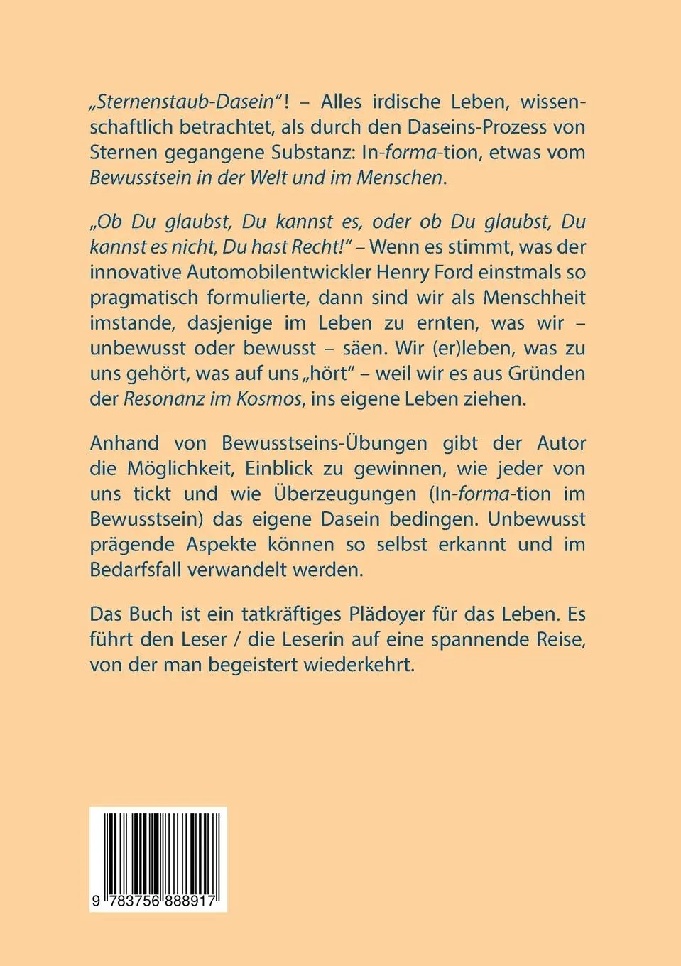 Rückseite: 9783756888917 | Wissenschaft trifft Spiritualität | Klaus Podirsky | Taschenbuch