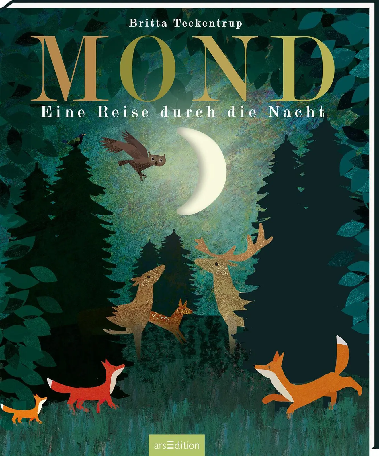 Cover: 9783845818917 | Mond | Eine Reise durch die Nacht | Britta Teckentrup | Buch | 32 S.