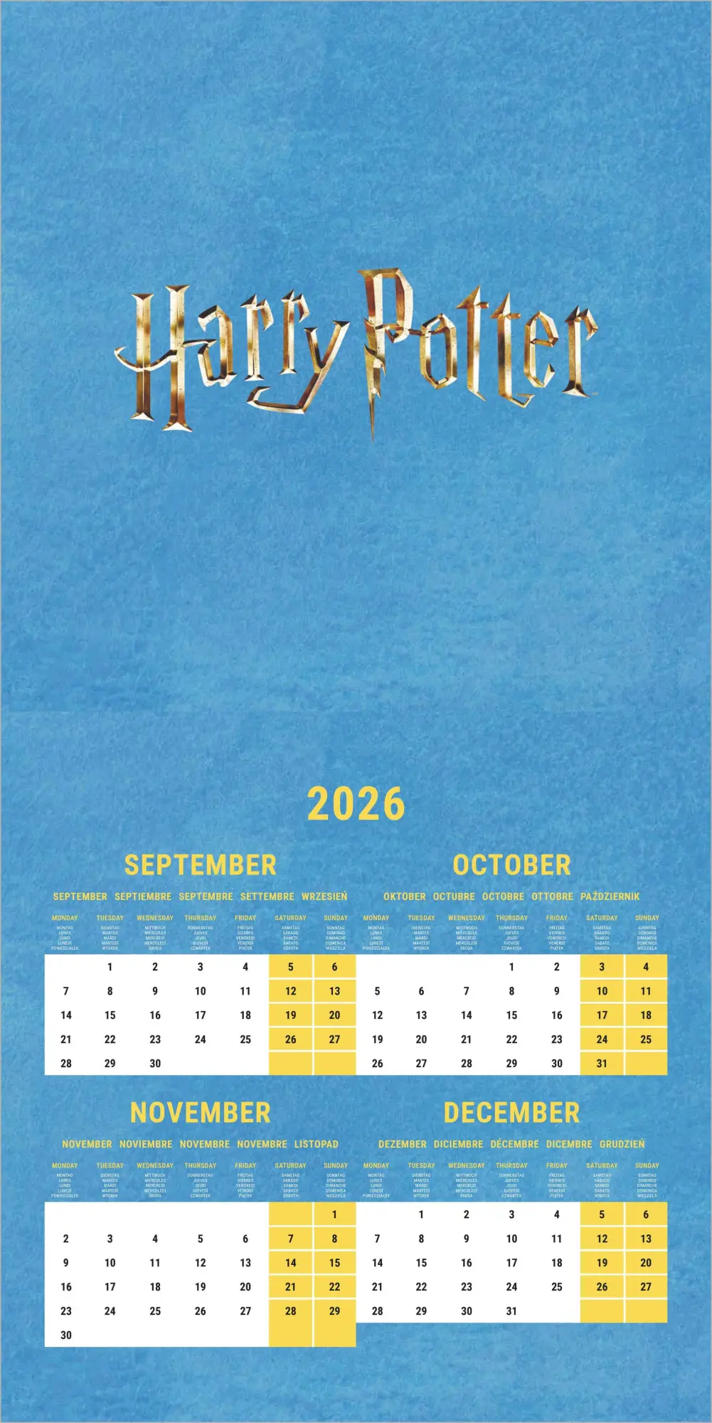 Bild: 5063457079017 | HARRY POTTER (CLASSIC) 2027 | Neumann Verlage GmbH &amp; Co KG | Kalender