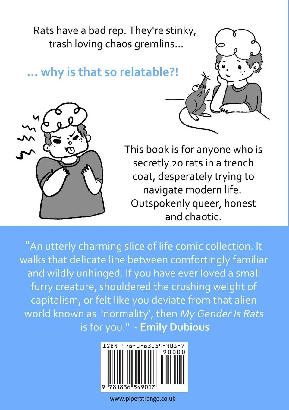 Rückseite: 9781836549017 | My Gender is Rats | Piper Strange | Taschenbuch | Englisch | 2025