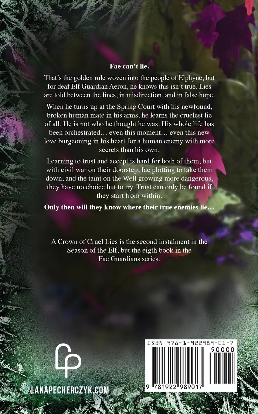 Rückseite: 9781922989017 | A Crown of Cruel Lies | Season of the Elf | Lana Pecherczyk | Buch