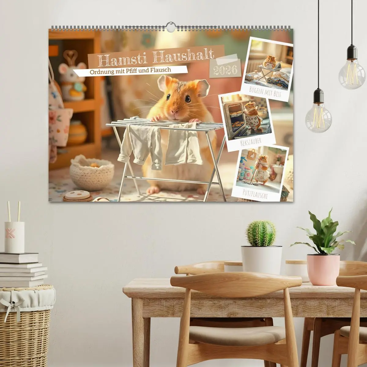 Bild: 9783457319017 | Hamsti Haushalt - Ordnung mit Pfiff und Flausch (Wandkalender 2026...