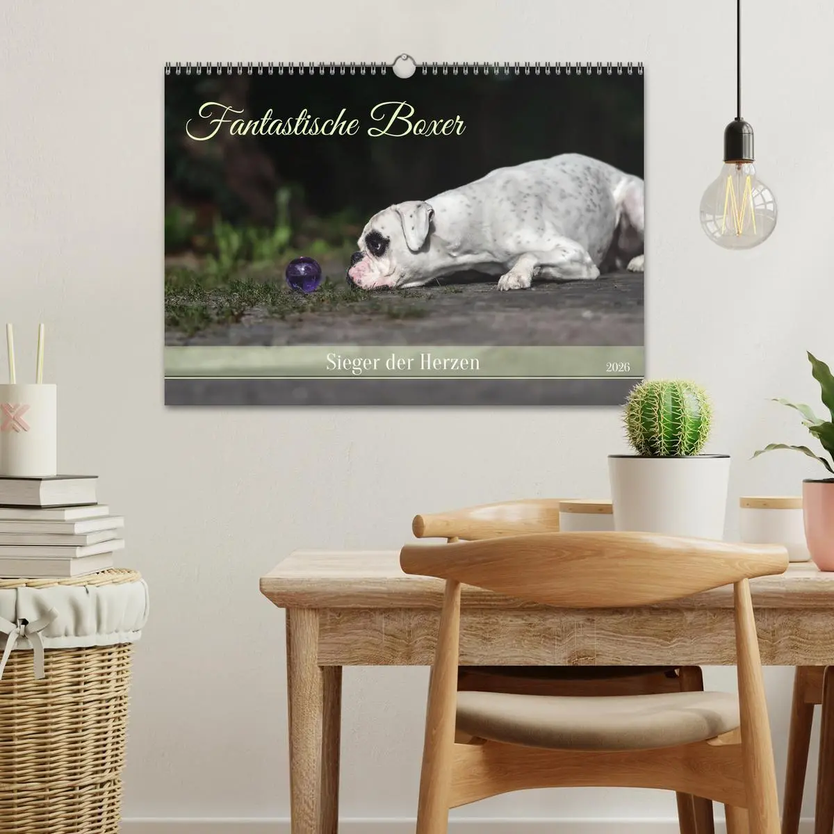 Bild: 9783457489017 | Fantastische Boxer - Sieger der Herzen (Wandkalender 2026 DIN A3...