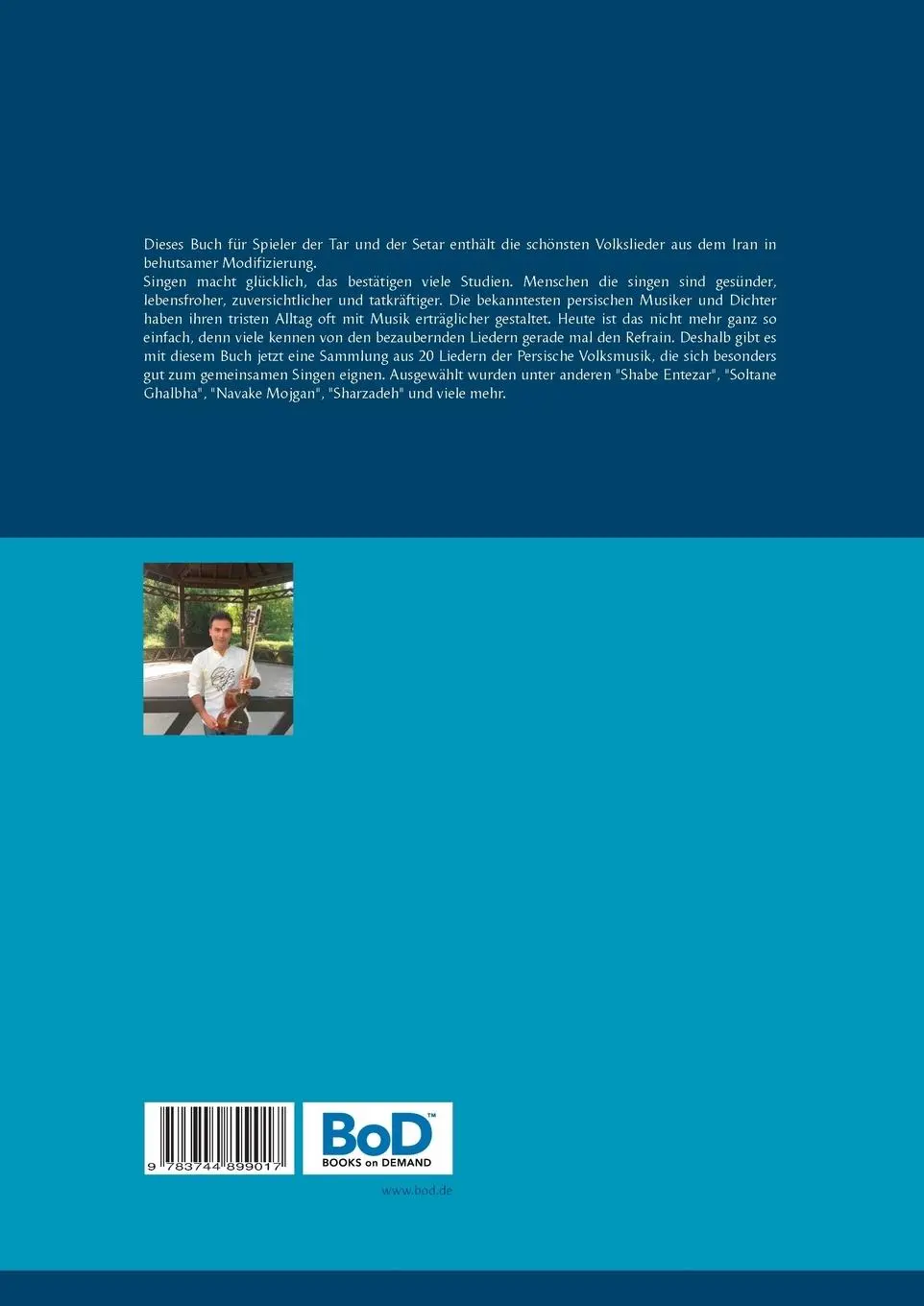 Rückseite: 9783744899017 | Der Klang des Regens | Persisches Liederbuch | Pouyan Kazemjan | Buch