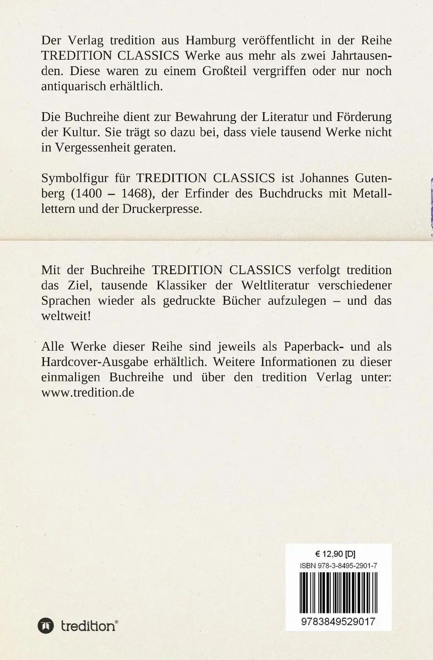 Rückseite: 9783849529017 | Seraphita | Honoré de Balzac | Taschenbuch | Paperback | 164 S. | 2013