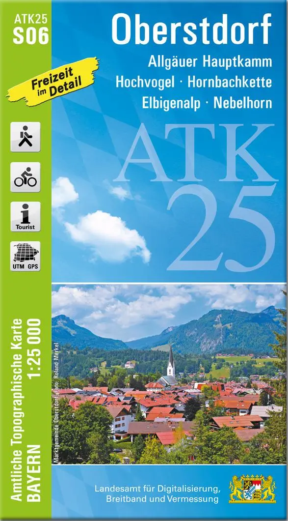 Cover: 9783899339017 | Oberstdorf 1:25 000 | Digitalisierung | (Land-)Karte | Deutsch | 2023