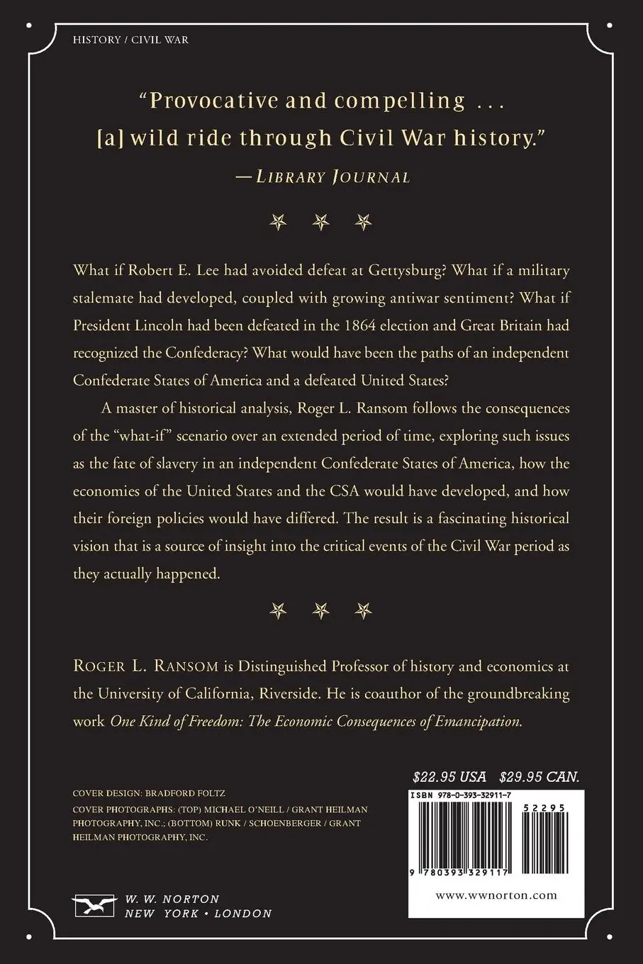 Rückseite: 9780393329117 | Confederate States of America | What Might Have Been | Roger L Ransom