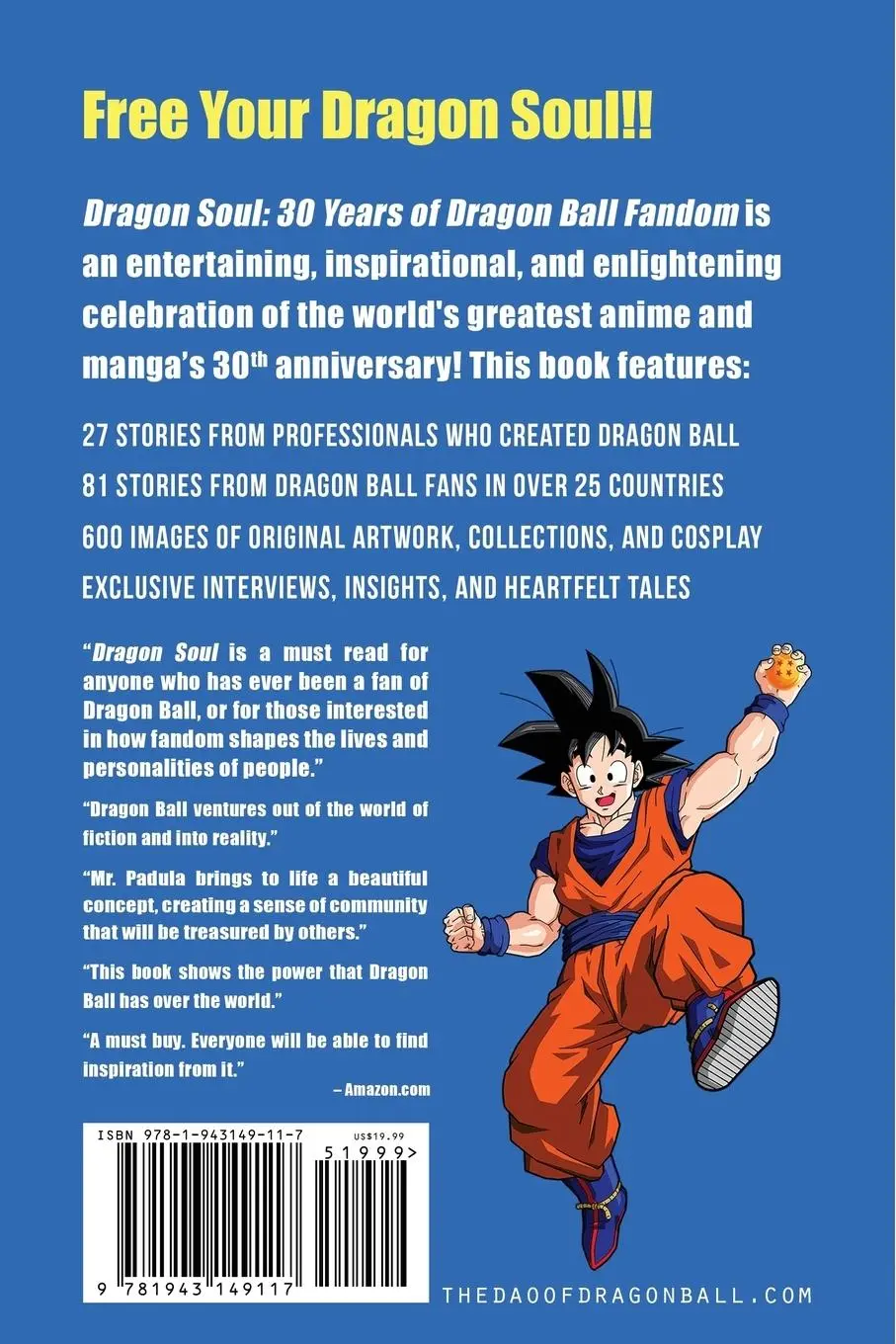 Rückseite: 9781943149117 | Dragon Soul | 30 Years of Dragon Ball Fandom | Derek Padula | Buch