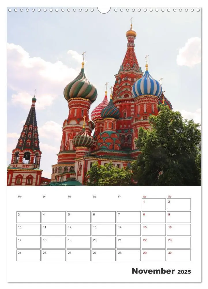 Bild: 9783435909117 | Russland - Terminplaner (Wandkalender 2025 DIN A3 hoch), CALVENDO...