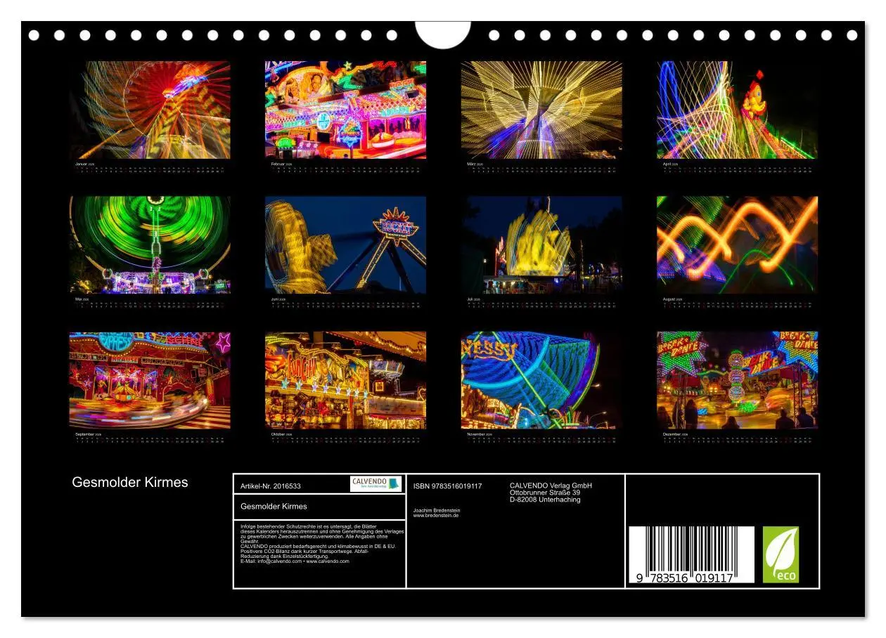 Bild: 9783516019117 | Gesmolder Kirmes (Wandkalender 2026 DIN A4 quer), CALVENDO...