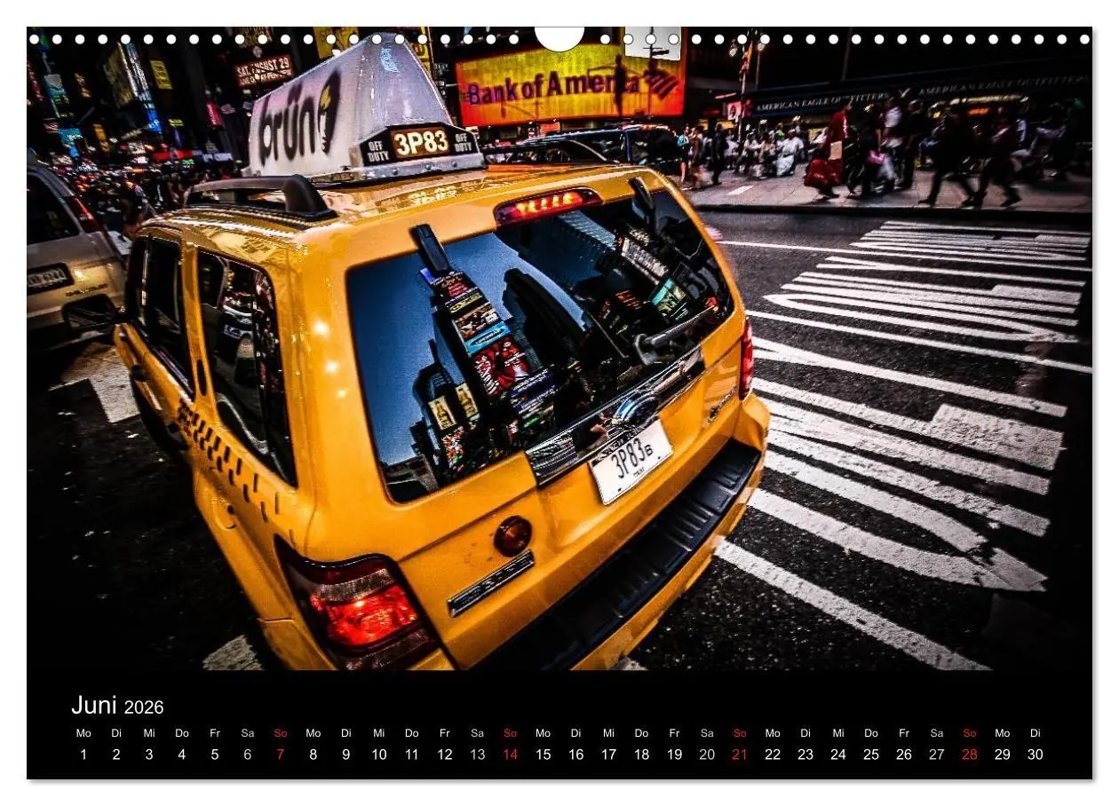 Bild: 9783516189117 | New York feeling (Wandkalender 2026 DIN A3 quer), CALVENDO...