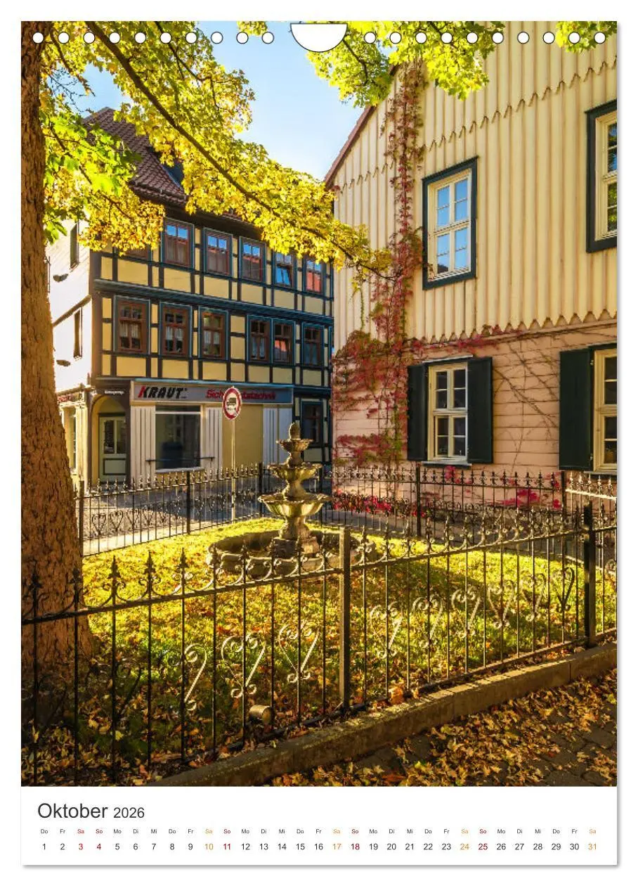 Bild: 9783516329117 | Stadt Wernigerode (Wandkalender 2026 DIN A4 hoch), CALVENDO...