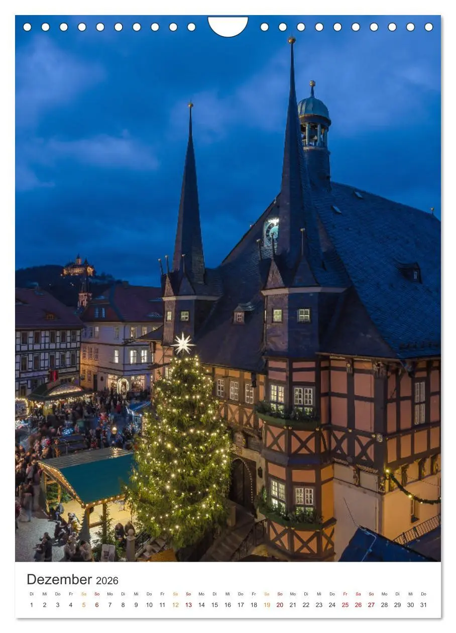 Bild: 9783516329117 | Stadt Wernigerode (Wandkalender 2026 DIN A4 hoch), CALVENDO...