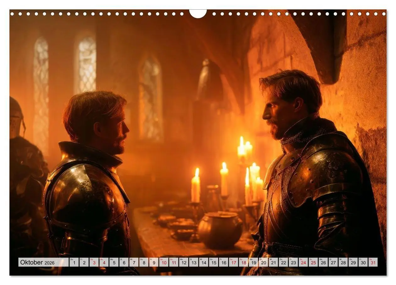 Bild: 9783516709117 | Ritter - Legenden aus Stahl und Ehre (Wandkalender 2026 DIN A3...