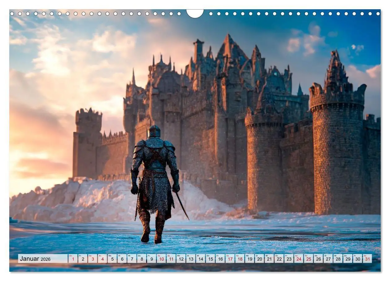 Bild: 9783516709117 | Ritter - Legenden aus Stahl und Ehre (Wandkalender 2026 DIN A3...