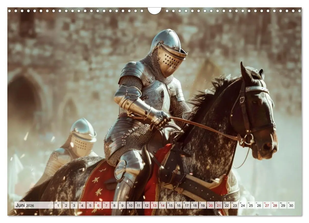 Bild: 9783516709117 | Ritter - Legenden aus Stahl und Ehre (Wandkalender 2026 DIN A3...