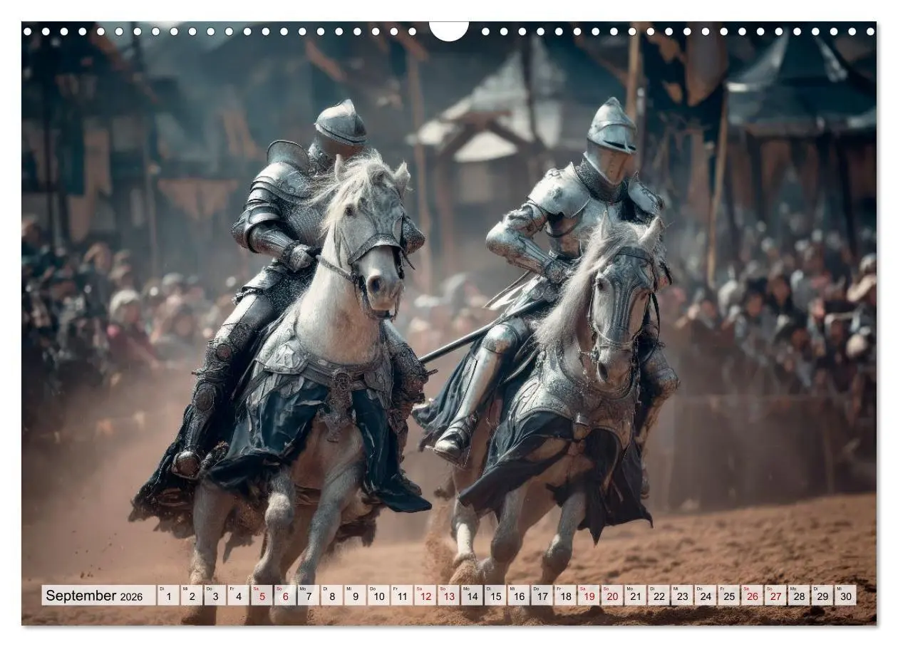 Bild: 9783516709117 | Ritter - Legenden aus Stahl und Ehre (Wandkalender 2026 DIN A3...