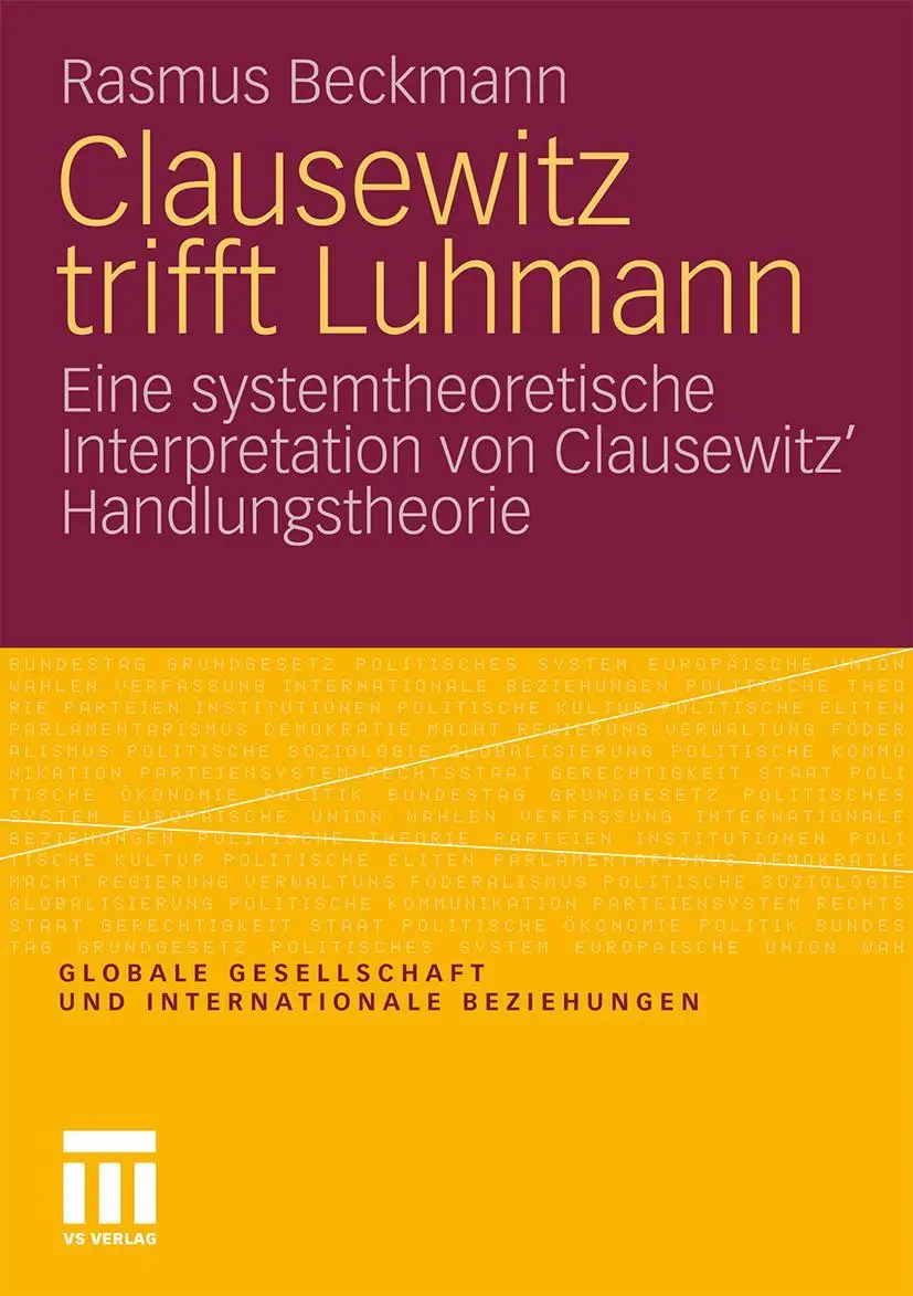 Cover: 9783531179117 | Clausewitz trifft Luhmann | Rasmus Beckmann | Taschenbuch | 249 S.