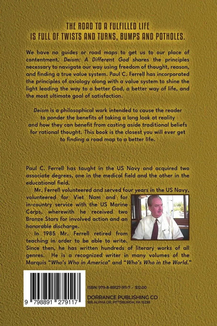 Rückseite: 9798891279117 | Deism | A Different God | Paul C. Ferrell | Taschenbuch | Englisch