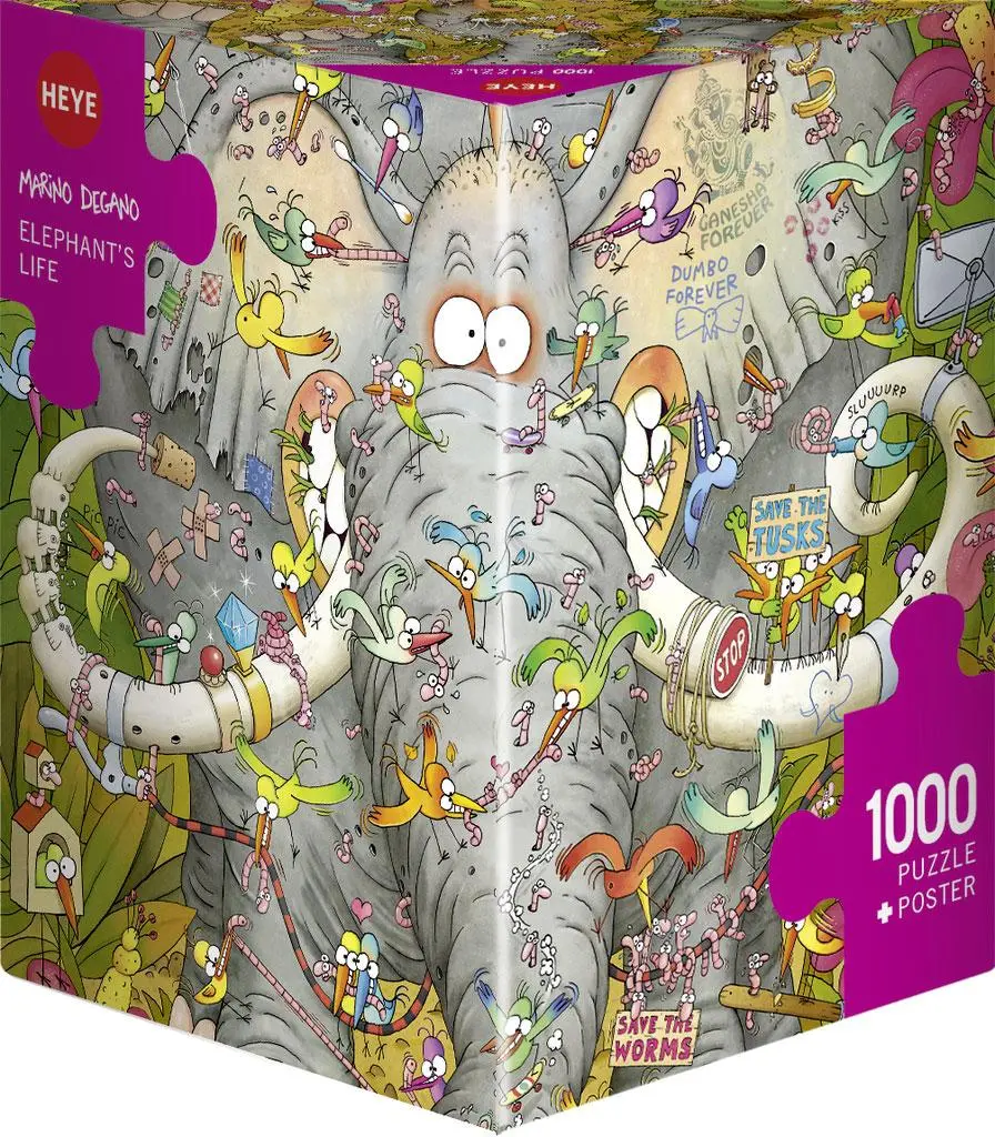 Cover: 4001689299217 | Elephant's Life | 1000 Teile | Michael Ryba | Spiel | 29921 | Deutsch