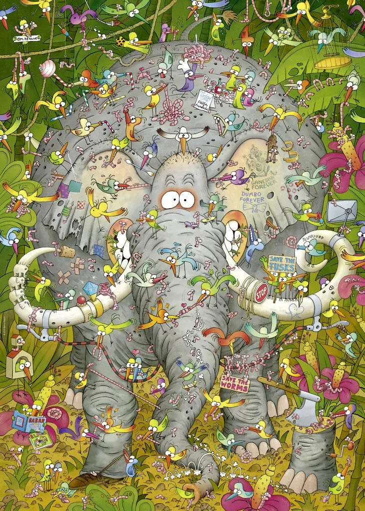 Bild: 4001689299217 | Elephant's Life | 1000 Teile | Michael Ryba | Spiel | 29921 | Deutsch