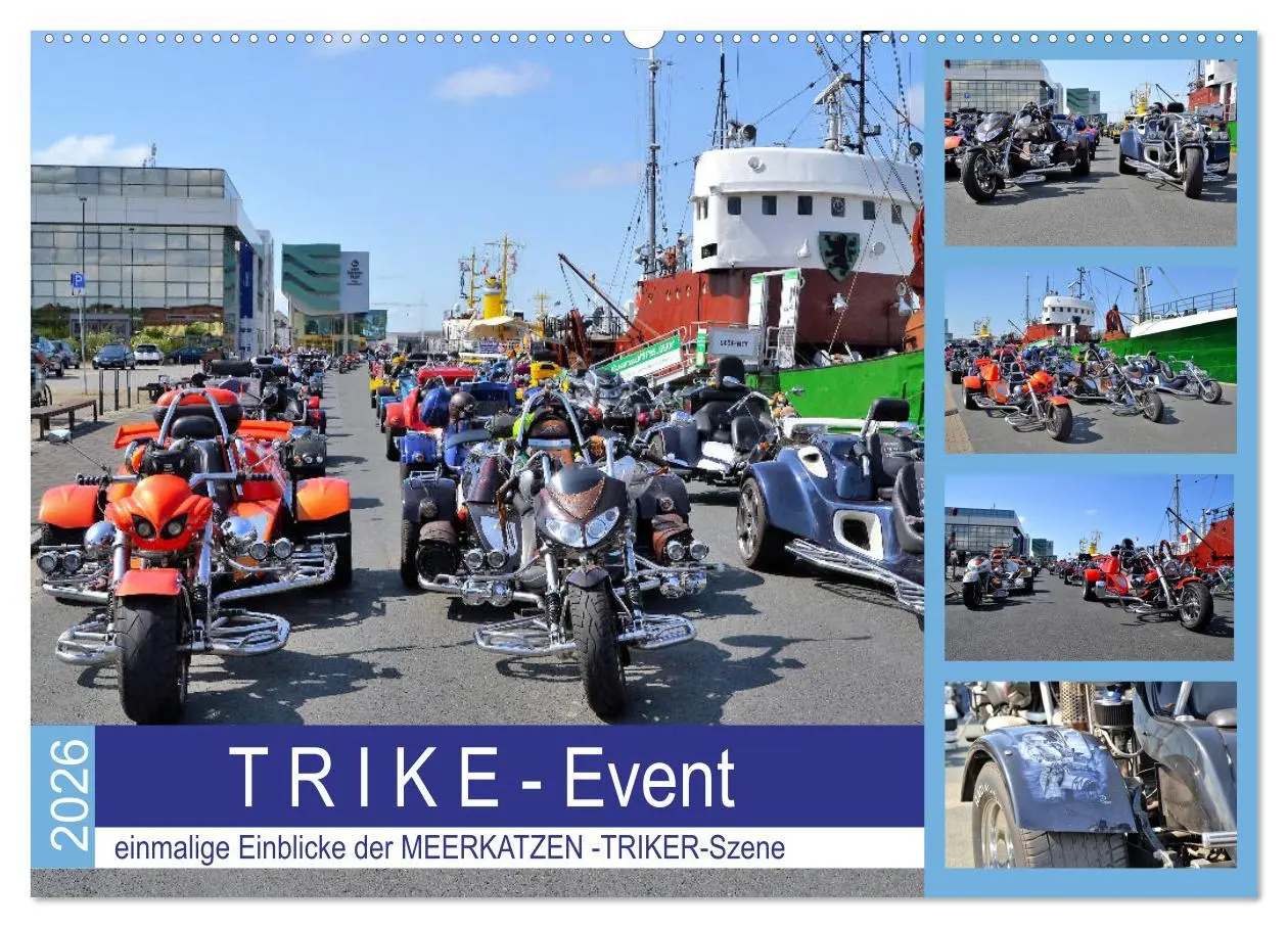 Cover: 9783457779217 | T R I K E - Event (Wandkalender 2026 DIN A2 quer), CALVENDO...