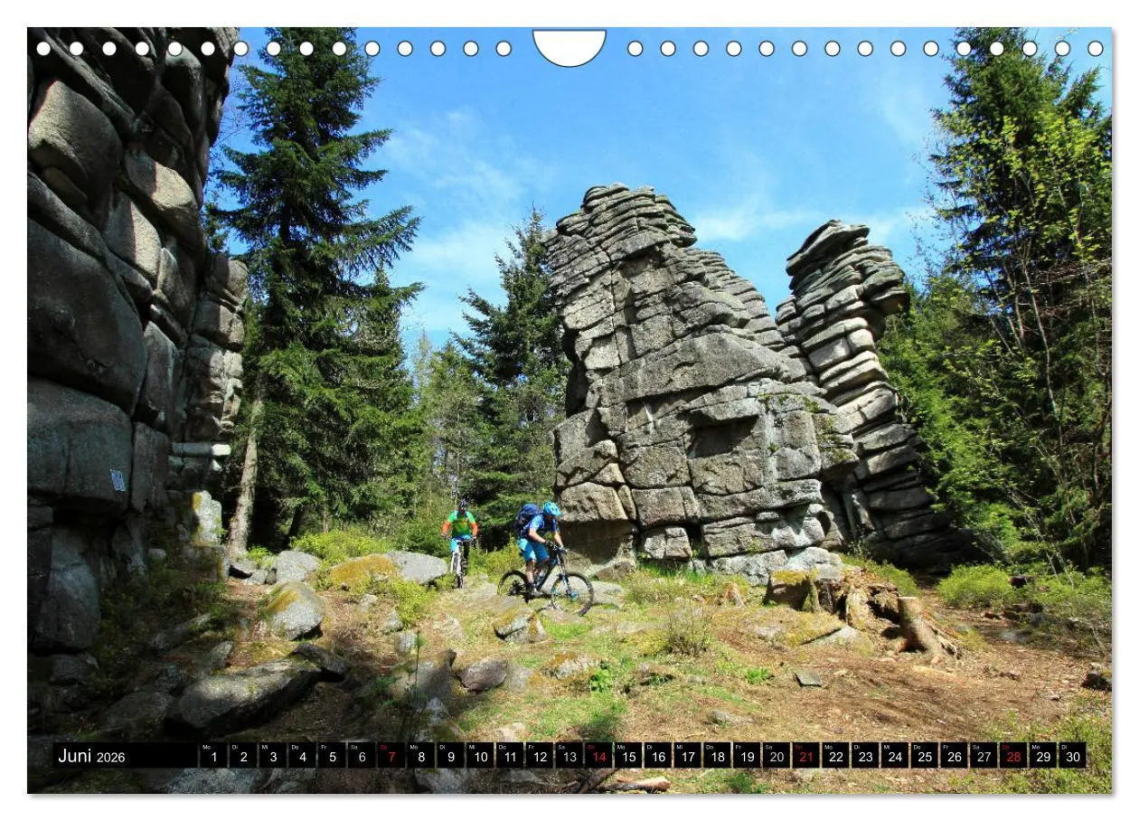 Bild: 9783457849217 | Mountainbike Traumpfade (Wandkalender 2026 DIN A4 quer), CALVENDO...