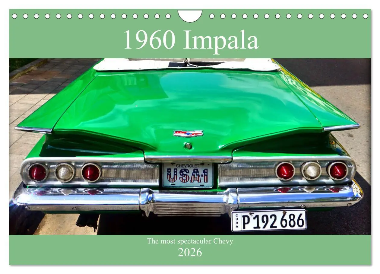 Cover: 9783516559217 | 1960 Impala - The most spectacular Chevy (Wall Calendar 2026 DIN A4...