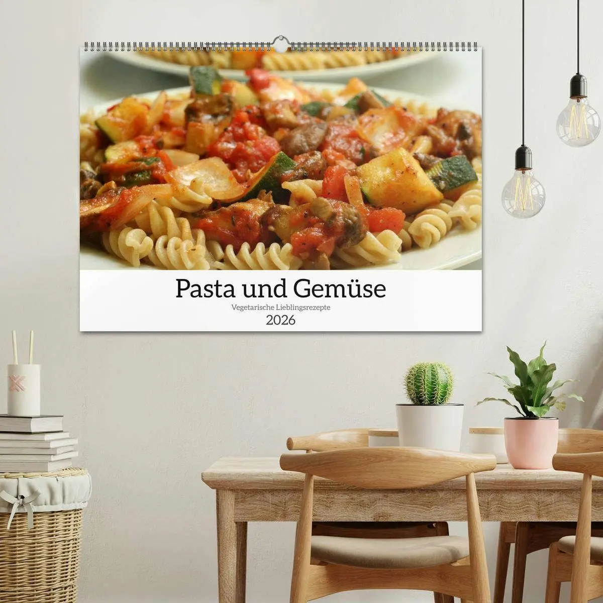 Bild: 9783516629217 | Pasta und Gemüse (Wandkalender 2026 DIN A2 quer), CALVENDO...