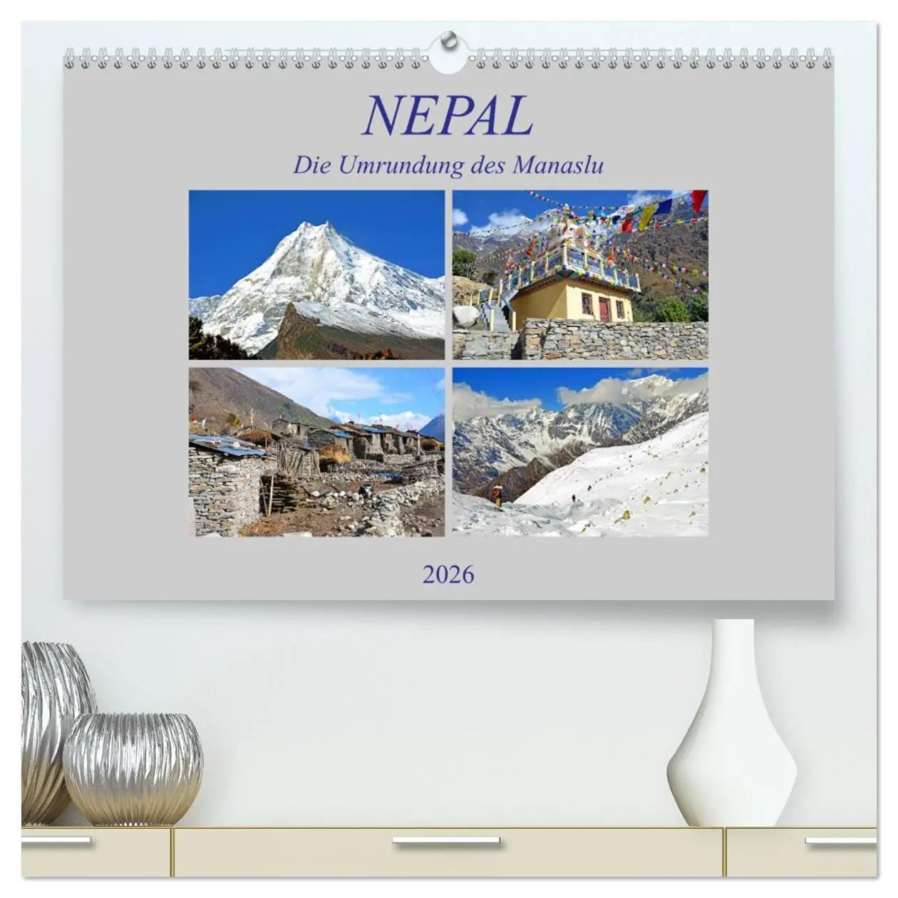Cover: 9783457699317 | NEPAL, die Umrundung des Manaslu (hochwertiger Premium Wandkalender...