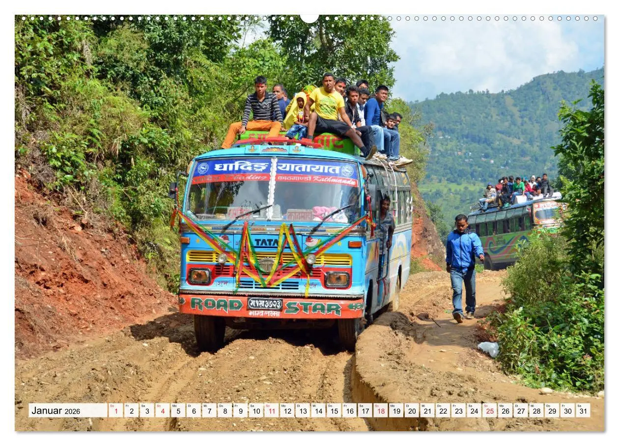 Bild: 9783457699317 | NEPAL, die Umrundung des Manaslu (hochwertiger Premium Wandkalender...