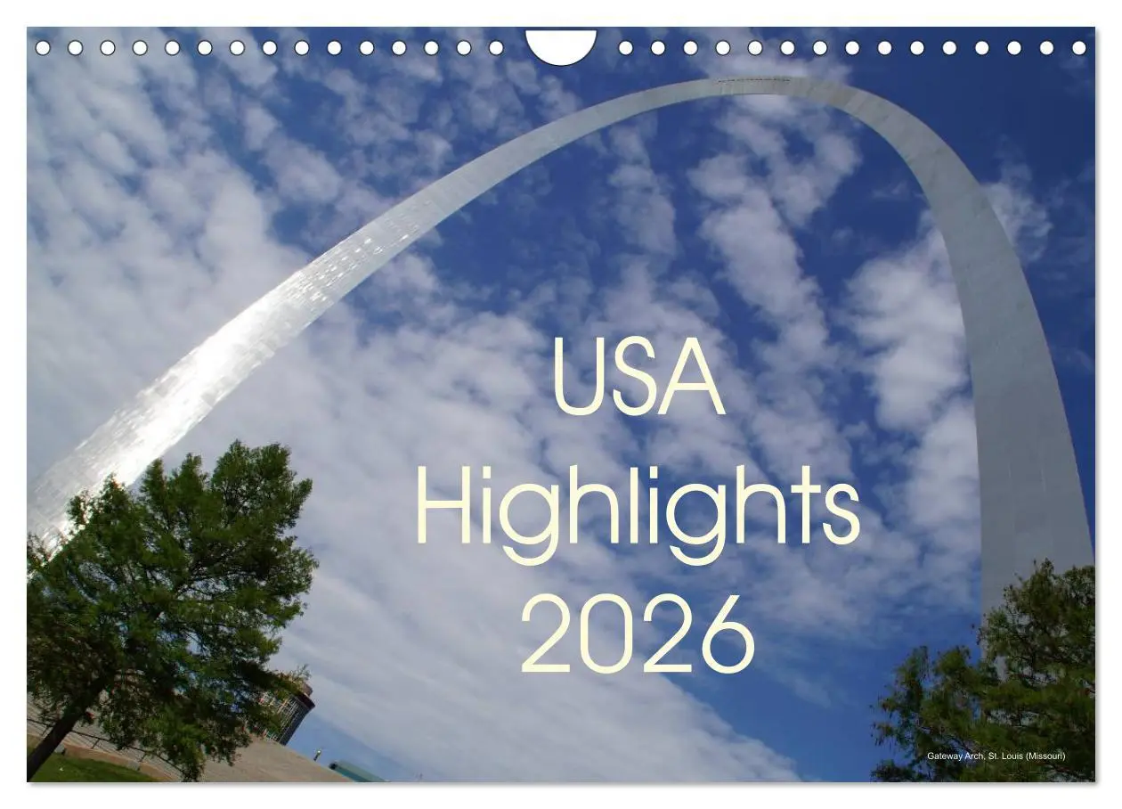 Cover: 9783516099317 | USA Highlights 2026 (Wandkalender 2026 DIN A4 quer), CALVENDO...