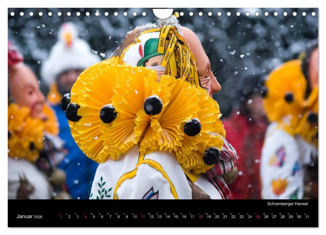 Bild: 9783516229417 | Narri Narro (Wandkalender 2026 DIN A4 quer), CALVENDO Monatskalender