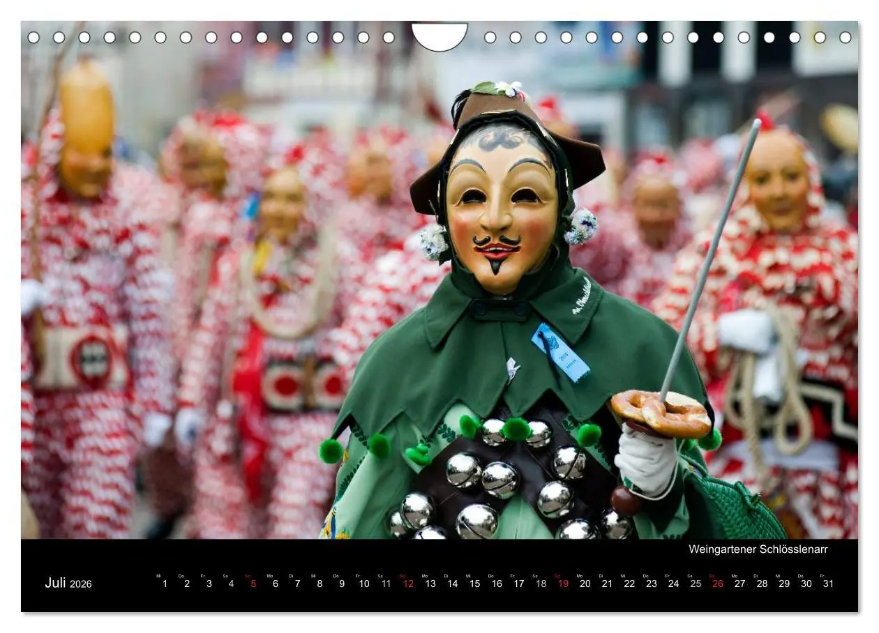 Bild: 9783516229417 | Narri Narro (Wandkalender 2026 DIN A4 quer), CALVENDO Monatskalender