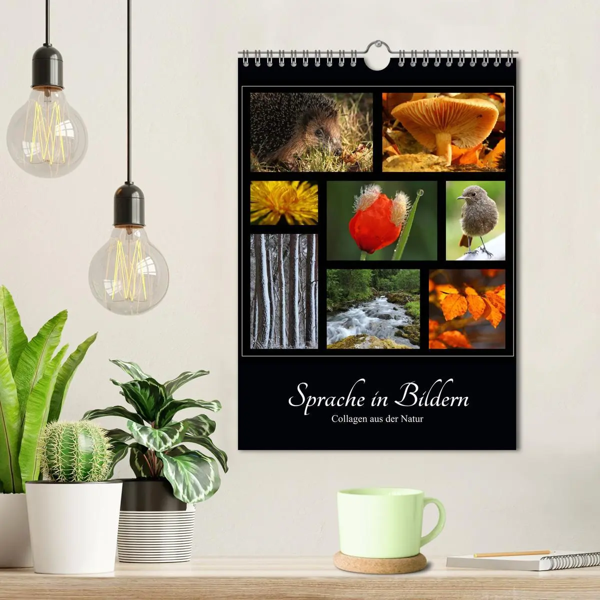 Bild: 9783516399417 | Sprache in Bildern - Collagen aus der Natur (Wandkalender 2026 DIN...